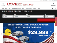 Tablet Screenshot of covertbuickgmc.com